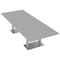 Skutchi Designs Rectangle 10 Person Conference Room Table, 48" W, 10 ft L, 29" H, Light Gray HAR-REC-48X119-DOU-XD01 - alternate 1